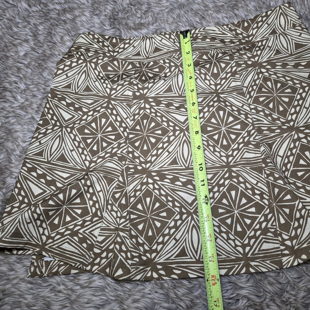 Rip Skirt Hawaii Womens Medium Tribal Geometric Mini Skirt Beach Resort Vacation - Picture 3 of 9